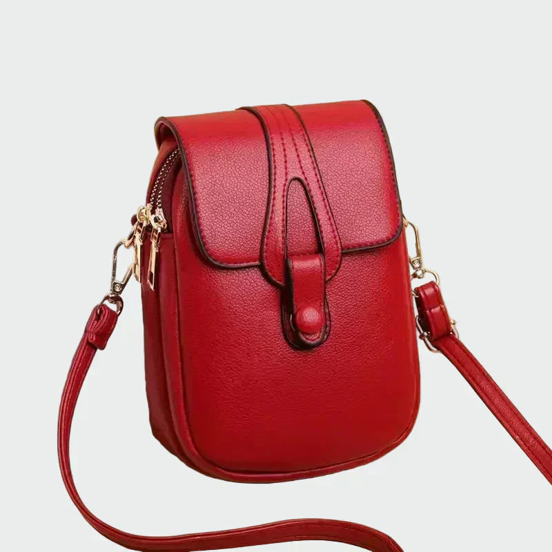 Bolso de cuero retro elegante