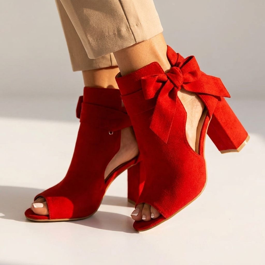 Melina - Botines cortos con abertura