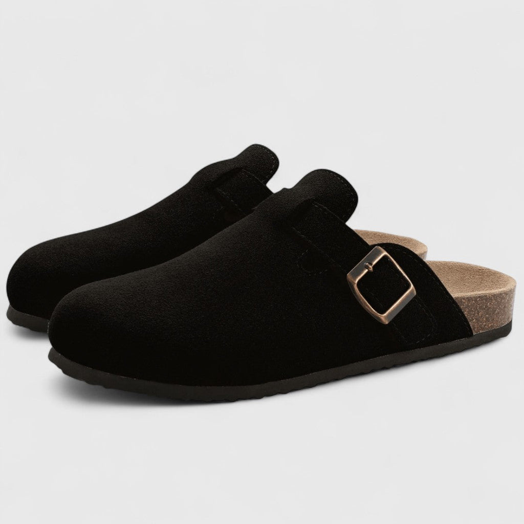 Loukia - sandalias anatómicas de piel de ante