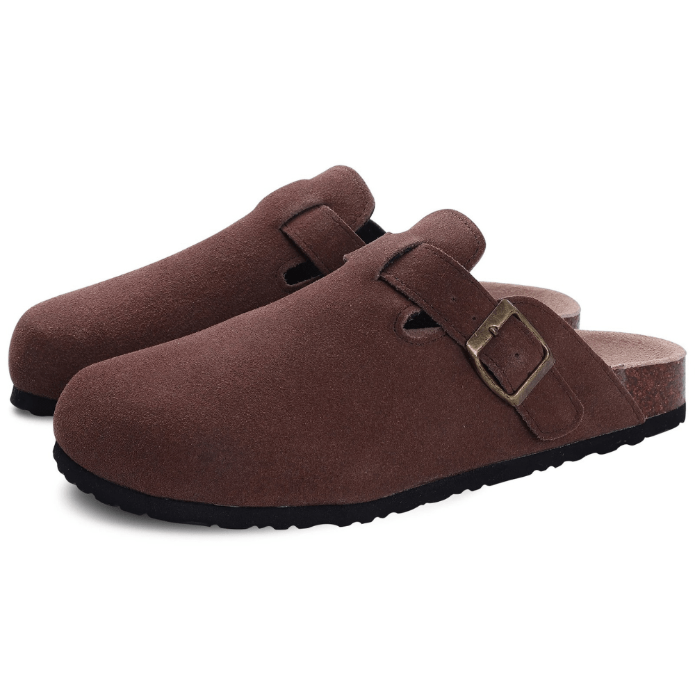 Loukia - sandalias anatómicas de piel de ante