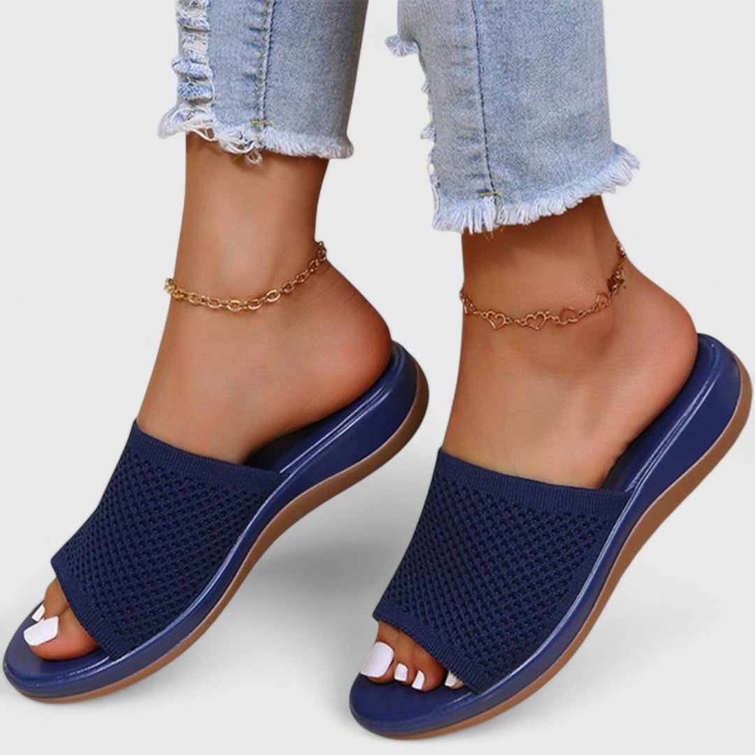 Aventurera - Zapatillas de mujer con aplicación transpirable y ortopédica