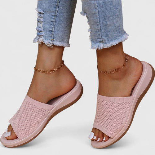Aventurera - Zapatillas de mujer con aplicación transpirable y ortopédica