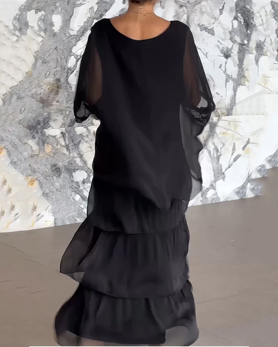 Caroline | Elegante vestido maxi, cómodo para todas las ocasiones